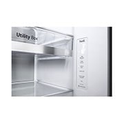 LG InstaView Door-in-Door™ Side-by-Side хладилник, DoorCooling<sup>+</sup>™, Craft Ice™ и ThinQ™ технология, 635L капацитет, Refrigerators-Detailed-View, GSXV90MCDE, thumbnail 10