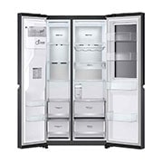 LG InstaView Door-in-Door™ Side-by-Side хладилник, DoorCooling™ и ThinQ™ технология, 635L капацитет, GSXV91MCAE, GSXV91MCAE, thumbnail 5