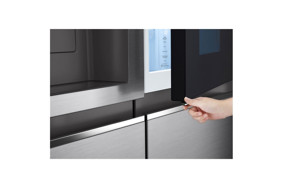 LG InstaView Door-in-Door™ Side-by-Side хладилник, DoorCooling<sup>+</sup>™ и ThinQ™ технология, 635L капацитет, GSXV80PZLE, GSXV80PZLE, thumbnail 5