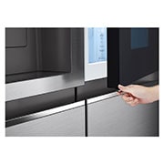 LG InstaView Door-in-Door™ Side-by-Side хладилник, DoorCooling<sup>+</sup>™ и ThinQ™ технология, 635L капацитет, GSXV80PZLE, GSXV80PZLE, thumbnail 5