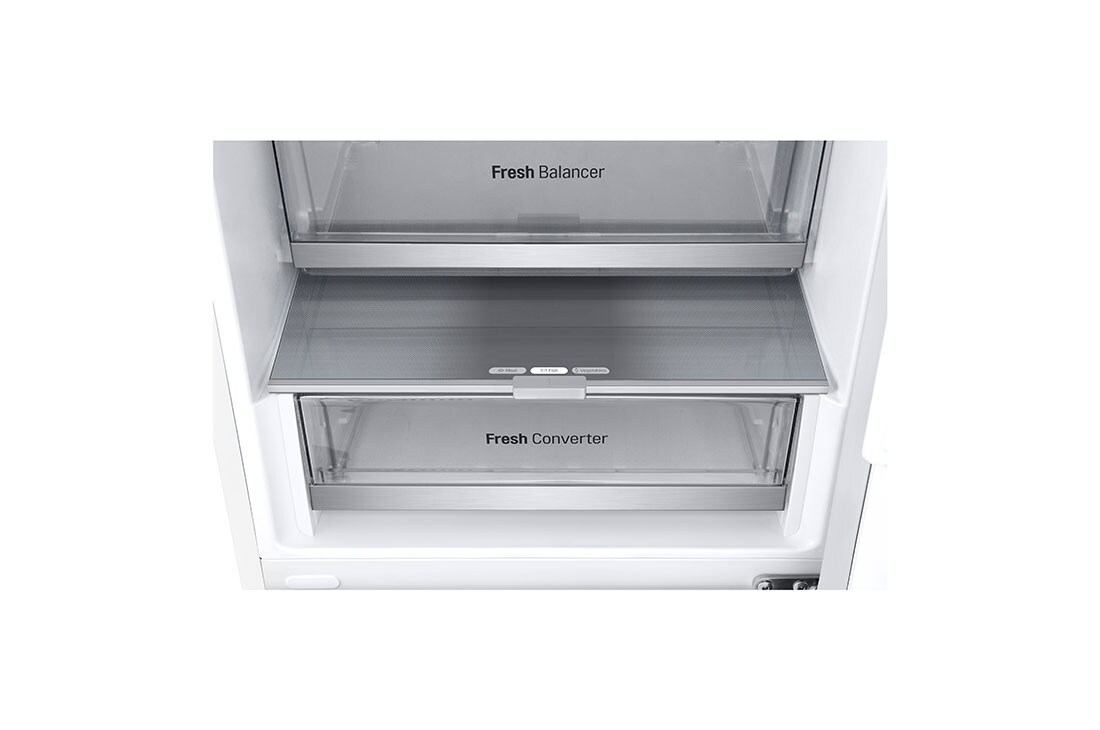 LG Хладилник c долна камера, DoorCooling+™ технология, 387L капацитет, Чекмедже без храна, GBV7280CSW, thumbnail 8