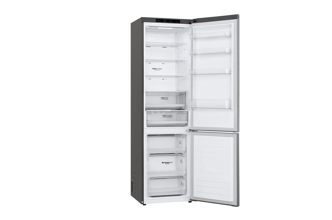 LG Хладилник c долна камера, DoorCooling+™ технология, 384L капацитет, Отворена лява врата без изглед към храната, GBP52PZNCN1, thumbnail 12