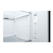 LG InstaView™ Side-by-Side хладилник, DoorCooling+™ и ThinQ™ технология, 635L капацитет, Door cooling и LED осветление, GSGV81EPLL, thumbnail 9