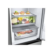 LG Хладилник c долна камера, DoorCooling+™ технология, 387L капацитет, Чекмедже с храна, GBV7280CMB, thumbnail 10