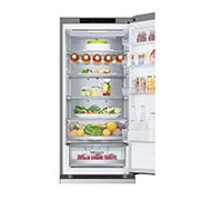 LG Хладилник c долна камера, DoorCooling+™ технология, 387L капацитет, Детайлен изглед на дръжката, GBV7280CMB, thumbnail 11
