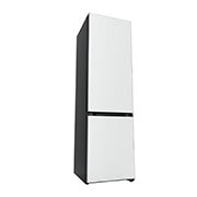 LG Хладилник c долна камера, DoorCooling+™ и ThinQ™ технология, 387L капацитет, Изглед от лявата страна, GBB72TW9DQ, thumbnail 14