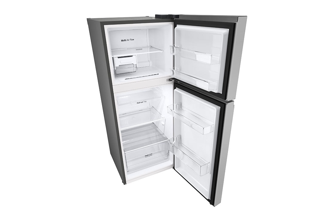 LG Хладилник c горна камера, DoorCooling<sup>+</sup>™ технология, 217L капацитет, Отворена лява врата без изглед към храната, GTBV22PYGKD, thumbnail 9