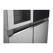 LG InstaView™ Side-by-Side хладилник, DoorCooling+™ и ThinQ™ технология, 635L капацитет, Подробен изглед на чекмеджето, GSGV80PYLL, thumbnail 6