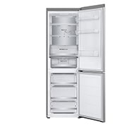 LG Хладилник c долна камера, DoorCooling⁺™ технология, 344L капацитет, Отворена предна врата без изглед към храната, GBV5150DPY, thumbnail 4