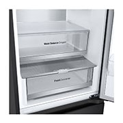 LG Хладилник c долна камера, DoorCooling+™ технология, 344L капацитет, Изглед от дясната страна, GBV5150DEP, thumbnail 13