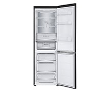 LG Хладилник c долна камера, DoorCooling+™ технология, 344L капацитет, Отворена предна врата без изглед към храната, GBV5150DEP, thumbnail 4
