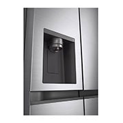 LG Side-by-Side хладилник, 635L капацитет, Отворена лява врата без изглед към храната, GSLV50PZXE, thumbnail 5