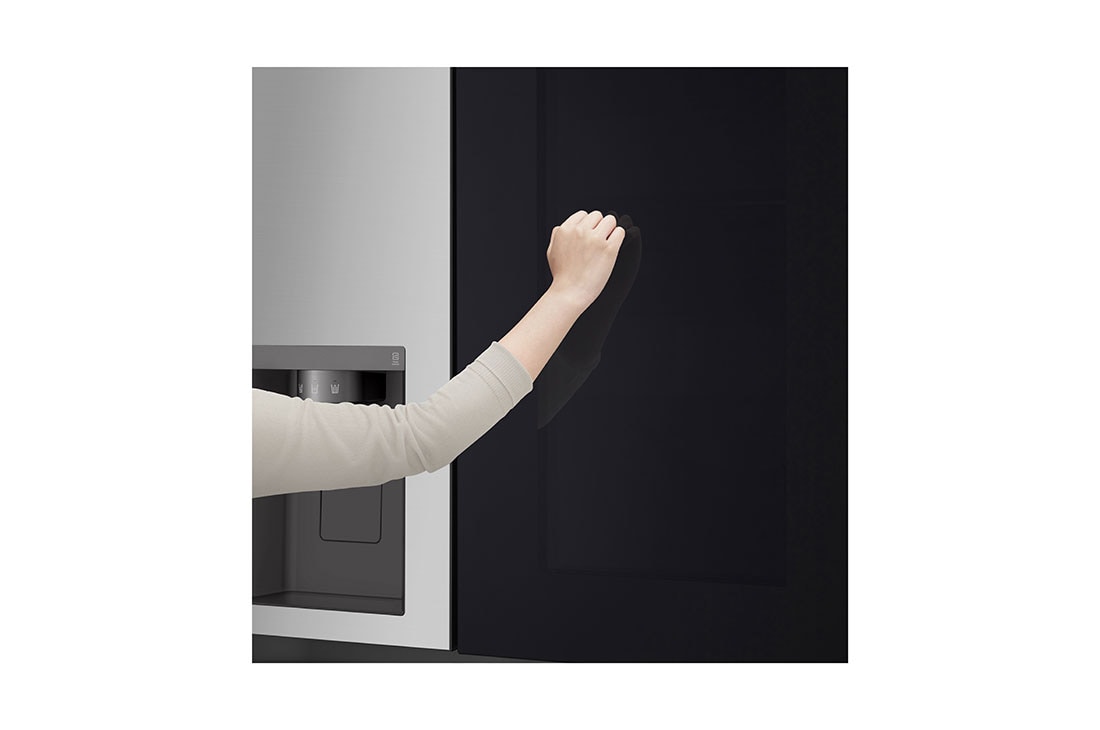 LG InstaView™ Side-by-Side хладилник, DoorCooling+™ и ThinQ™ технология, 635L капацитет, Door cooling и LED осветление, GSGV81PYLL, thumbnail 5