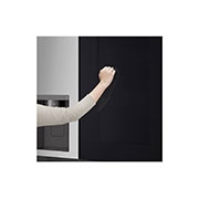 LG InstaView™ Side-by-Side хладилник, DoorCooling+™ и ThinQ™ технология, 635L капацитет, Door cooling и LED осветление, GSGV81PYLL, thumbnail 5