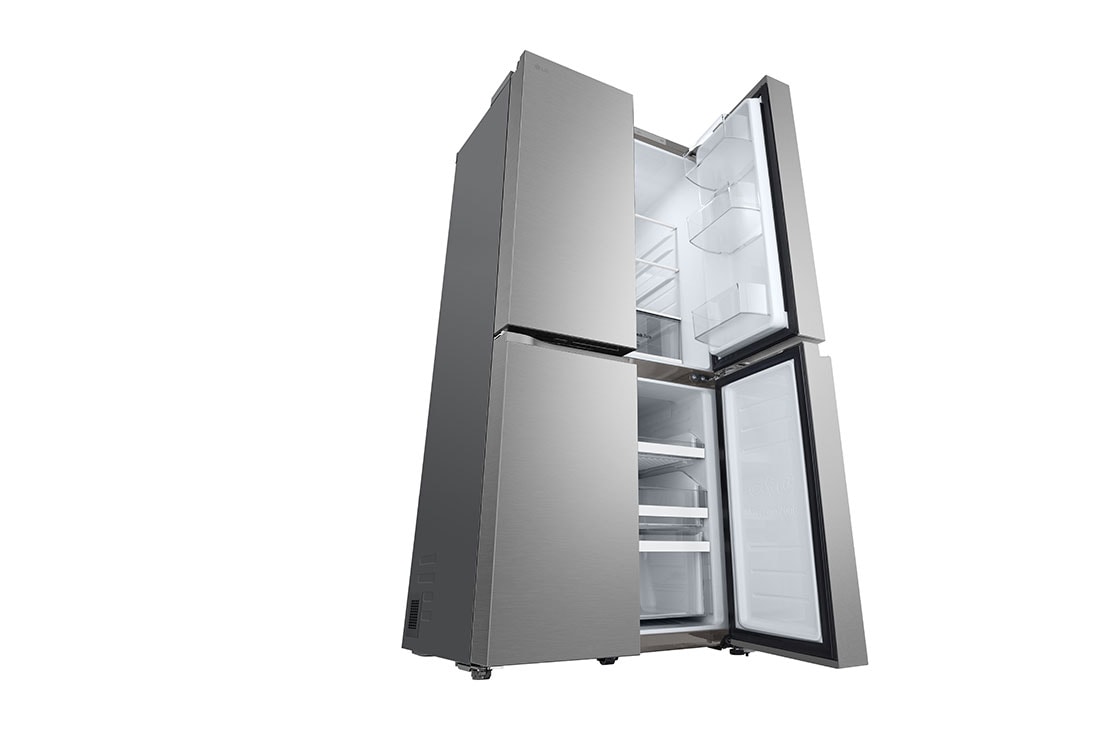 LG Multi-Door хладилник, DoorCooling+™ технология, 530L капацитет, Отворена лява врата без изглед към храната, GMB860PYDE, thumbnail 8