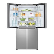 LG Multi-Door хладилник, DoorCooling+™ технология, 530L капацитет, Отворена предна врата без изглед към храната, GMB860PYDE, thumbnail 12
