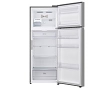 LG Хладилник c горна камера, DoorCooling+™ и ThinQ™ технология, 361L капацитет, Отворена предна врата без изглед към храната, GTBV44PYBKD, thumbnail 3