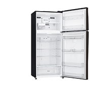 LG Хладилник c горна камера, DoorCooling+™ и ThinQ™ технология, 509L капацитет, Отворена лява врата без изглед към храната, GTF744BLPED, thumbnail 14