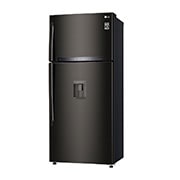 LG Хладилник c горна камера, DoorCooling+™ и ThinQ™ технология, 509L капацитет, Изглед от дясната страна, GTF744BLPED, thumbnail 16