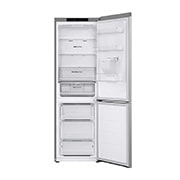 LG Хладилник c долна камера, DoorCooling+™ технология, 343L капацитет, Отворена предна врата без изглед към храната, GBF3102DPY, thumbnail 4