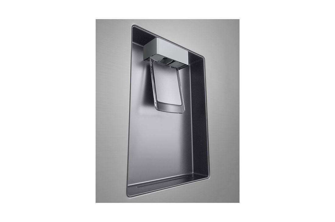 LG Хладилник c долна камера, DoorCooling+™ и ThinQ™ технология, 386L капацитет, Детайлен изглед на дръжката, GBF7272DPY, thumbnail 12