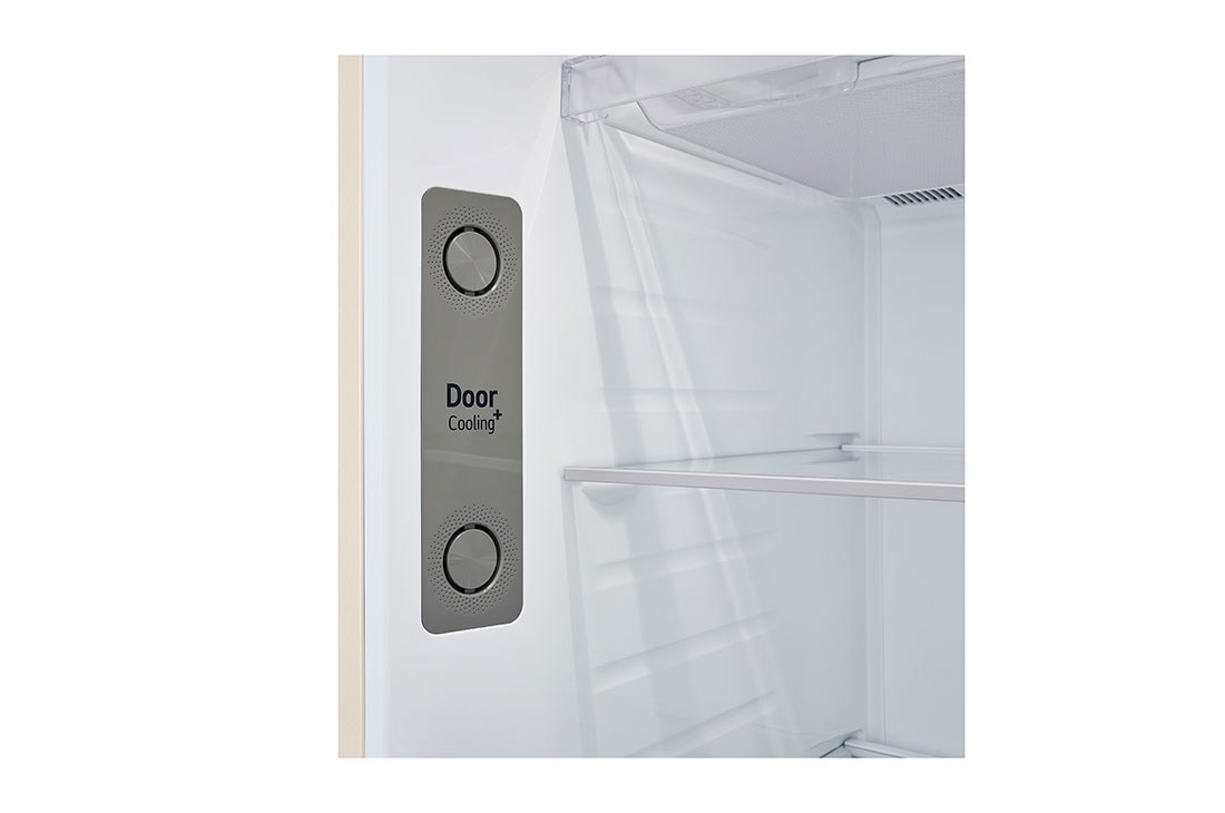 LG Хладилник c горна камера, DoorCooling+™ и ThinQ™ технология, 361L капацитет, Door cooling и LED осветление, GTBV44SEBKD, thumbnail 5