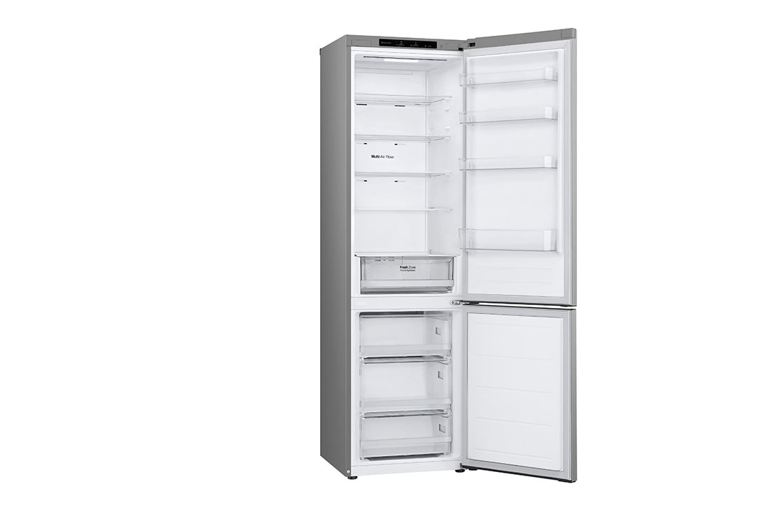 LG Хладилник c долна камера, DoorCooling+™ технология, 344L капацитет, Изглед от дясната страна, GBV21L0EPY, thumbnail 12