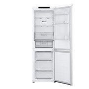 LG Хладилник c долна камера, DoorCooling+™ технология, 344L капацитет, Отворена предна врата без изглед към храната, GBV21L0ESW, thumbnail 4