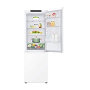 LG Хладилник c долна камера, DoorCooling+™ технология, 344L капацитет, Отворена предна врата с изглед към храната, GBV21L0ESW, thumbnail 2