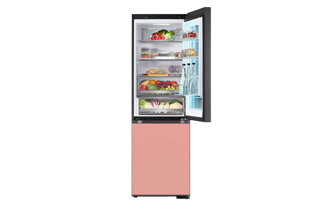 LG InstaView™ с MoodUP™ хладилник с долна камера ThinQ™ технология, 352 L капацитет, Чекмедже без храна, GBG719MDNN, thumbnail 7