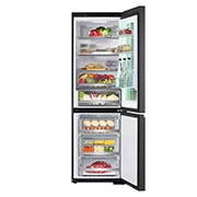 LG InstaView™ с MoodUP™ хладилник с долна камера ThinQ™ технология, 352 L капацитет, Отворена предна врата с изглед към храната, GBG719MDNN, thumbnail 2