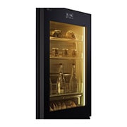 LG InstaView™ с MoodUP™ хладилник с долна камера ThinQ™ технология, 352 L капацитет, Изглед на поставката за лед 1, GBG719MDNN, thumbnail 8