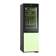 LG InstaView™ с MoodUP™ хладилник с долна камера ThinQ™ технология, 352 L капацитет, Изглед на поставката за лед 2, GBG719MDNN, thumbnail 9