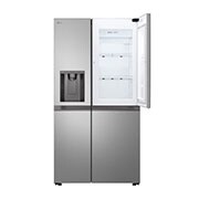 LG Door-in-Door™ Side-by-Side хладилник, 641L капацитет, Отворена предна врата без изглед към&nbsp;храната, GSJC41PYPE, thumbnail 3