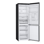 LG Хладилник c долна камера, DoorCooling+™ технология, 343L капацитет, Отворена лява врата без изглед към храната, GBF3102EEV, thumbnail 13