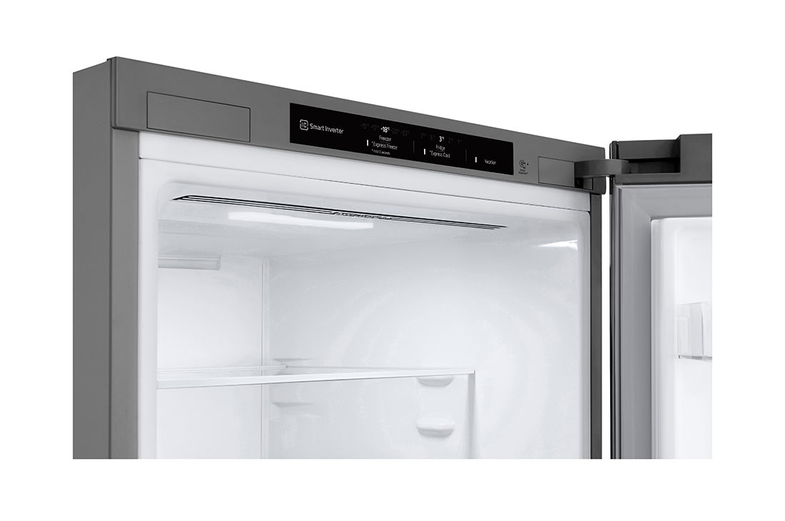 LG Хладилник c долна камера, DoorCooling⁺™ технология, 387L капацитет, Изглед на поставката за лед 1, GBV22NCCPY, thumbnail 6