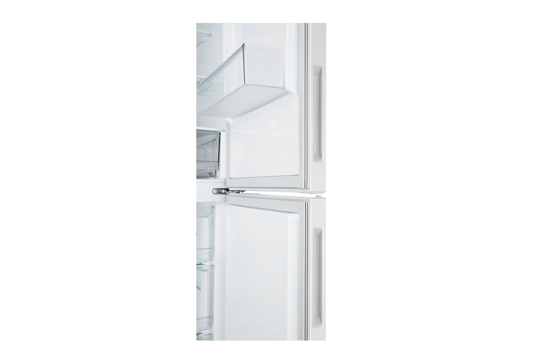 LG Хладилник c долна камера, DoorCooling⁺™ технология, 387L капацитет, Детайлен изглед на дръжката, GBV22NCCSW, thumbnail 11