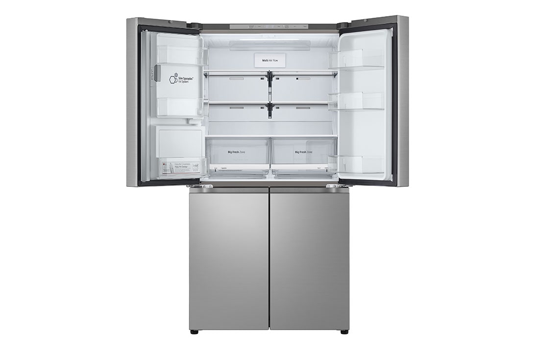 LG Multi-Door хладилник, ThinQ™ технология, 637L капацитет, Отворена предна врата без изглед към храната, GML960PYFE, thumbnail 5