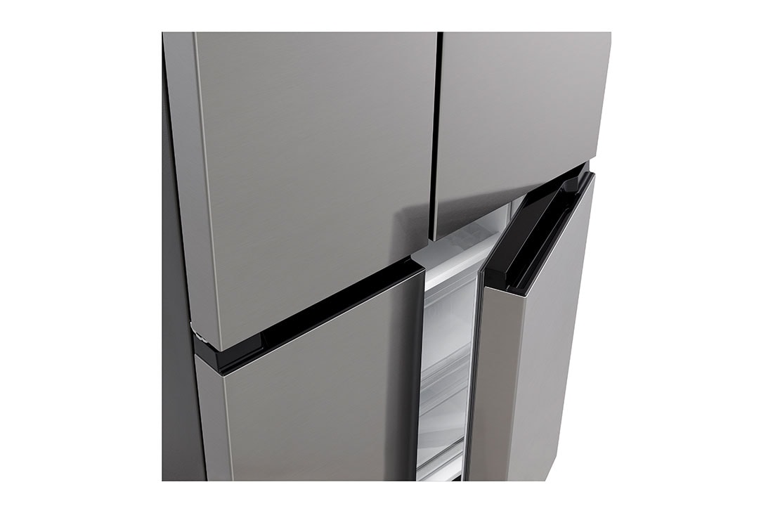 LG Multi-Door хладилник, 474L капацитет, Детайлен изглед на дръжката, GMM41MSBEM, thumbnail 8