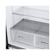 LG Multi-Door хладилник, 474L капацитет, Изглед на поставката за лед , GMM41MSBEM, thumbnail 6