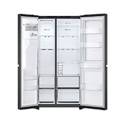 LG Door-in-Door™ Side-by-Side хладилник, 641L капацитет, Отворена предна врата без изглед към храната, GSJC41EPPE, thumbnail 3