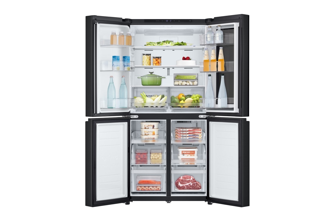 LG InstaView™ Slim Multi-Door хладилник, ThinQ™ технология, 530L капацитет, InstaView™ Slim Multi-Door хладилник, ThinQ™ технология, 530L капацитет, GMV860EPDE, thumbnail 8