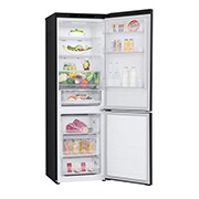LG Хладилник c долна камера, Fresh Converter и ThinQ™ технология, 344L капацитет, Отворена лява врата без изглед към храната, GBV3100AEP, thumbnail 14