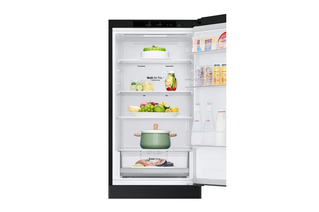 LG Хладилник c долна камера, DoorCooling+™ технология, 344L капацитет, Duct_Food1, GBV21L0EEP, thumbnail 8