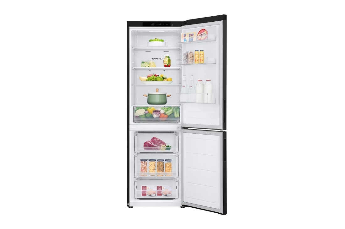 LG Хладилник c долна камера, DoorCooling+™ технология, 344L капацитет, FrontAllOpen_Food2, GBV21L0EEP, thumbnail 11