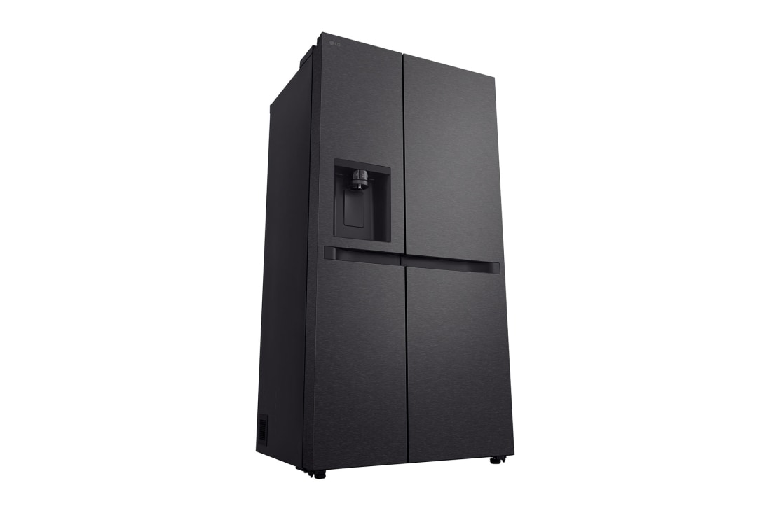 LG Side-by-Side хладилник, 641L капацитет, Изглед от дясната страна, GSLC41EPPE, thumbnail 10