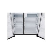 LG Side-by-Side хладилник, 638L капацитет, Изглед на поставката за лед 2, GSLC40EPPE, thumbnail 8