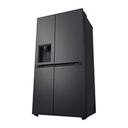 LG Side-by-Side хладилник, 638L капацитет, Отворена лява врата с изглед към храната, GSLC40EPPE, thumbnail 12