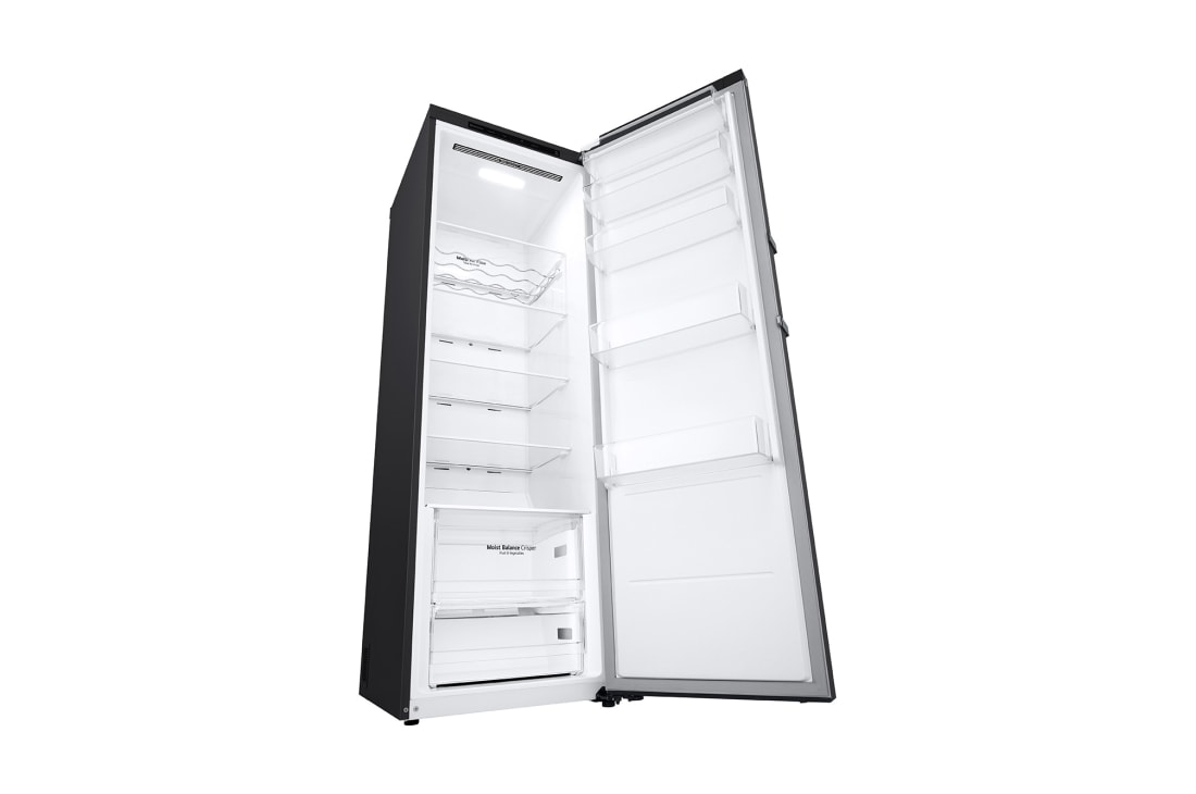 LG Хладилник с една врата, DoorCooling+™ технология, 386L капацитет, Отворена лява врата без изглед към храната, GLT51MCGSF, thumbnail 9