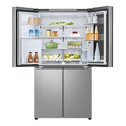 LG InstaView™ Multi-Door хладилник, DoorCooling+™ и ThinQ™ технология, 646L капацитет, Подробен изглед на чекмеджето, GMK961PY5E, thumbnail 9
